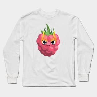 The angry strawberry Long Sleeve T-Shirt